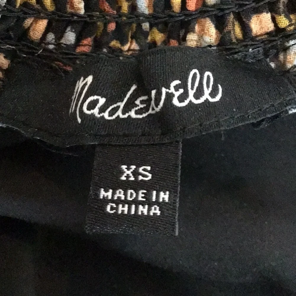 Madewell (Re)sourced Georgette Smocked Midi Dress in Folktale Paisley Size XS - Picture 13 of 14